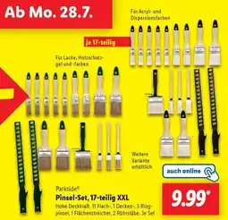 Lidl Parkside Pinsel-Set, 17-teilig XXL Angebot