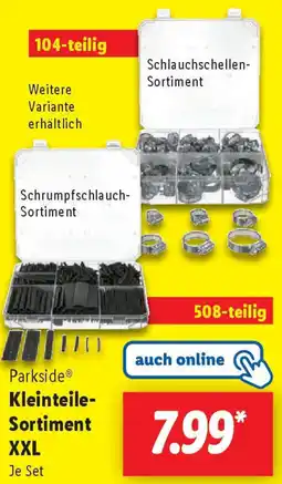 Lidl Parkside Kleinteile Sortiment XXL Angebot