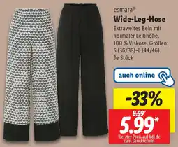 Lidl esmara Wide-Leg-Hose Angebot