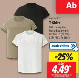 Lidl esmara T-Shirt Angebot