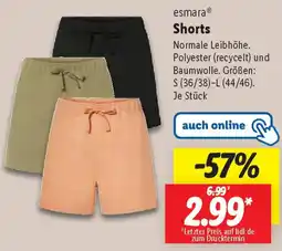 Lidl esmara Shorts Angebot