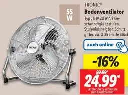 Lidl TRONIC Bodenventilator Angebot