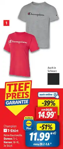 Lidl Champion T-Shirt Angebot