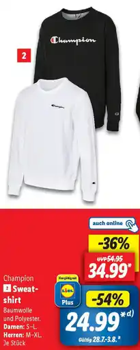 Lidl Champion Sweatshirt Angebot