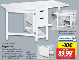 Lidl LIVARNO home Klapptisch Angebot