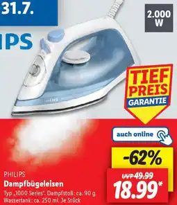 Lidl PHILIPS Dampfbügeleisen Angebot
