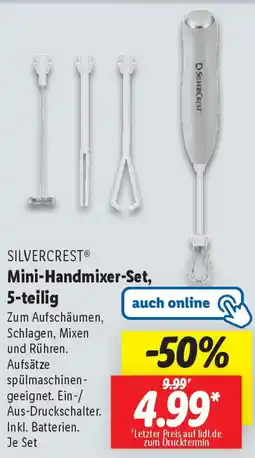 Lidl SILVERCREST Mini-Handmixer-Set, 5-teilig Angebot