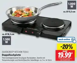Lidl SILVERCREST KITCHEN TOOLS Doppelkochplatte Angebot