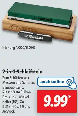 Lidl 2-in-1 Schleifstein Angebot