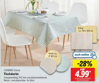 Lidl LIVARNO home Tischdecke Angebot