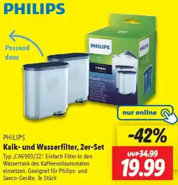 Lidl PHILIPS Kalk- und Wasserfilter, 2er-Set Angebot