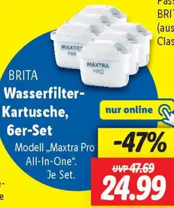 Lidl BRITA Wasserfilter Kartusche, 6er-Set Angebot