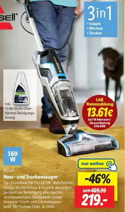 Lidl Bissell Nass- und Trockensauger Angebot