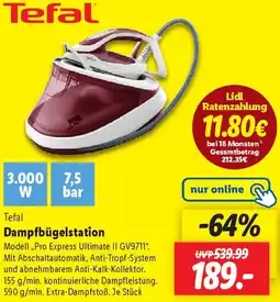 Lidl Tefal Dampfbügelstation Angebot