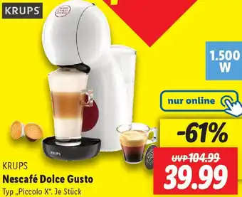 Lidl KRUPS Nescafé Dolce Gusto Angebot