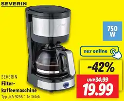 Lidl SEVERIN Filterkaffeemaschine Angebot