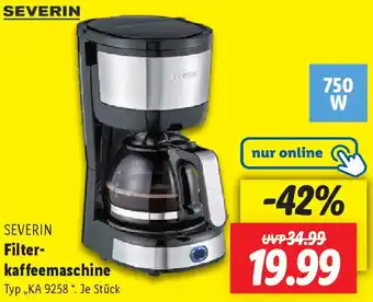 Lidl SEVERIN Filterkaffeemaschine Angebot