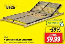Lidl BeCo 7-Zonen Premium-Lattenrost Angebot