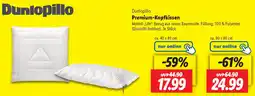 Lidl Dunlopillo Premium-Kopfkissen Angebot