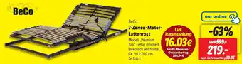 Lidl BeCo 7-Zonen-Motor Lattenrost Angebot