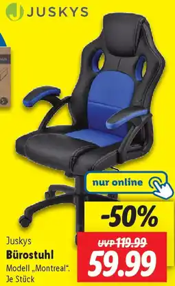 Lidl Juskys Bürostuhl Angebot