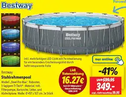 Lidl Bestway Stahlrahmenpool Angebot