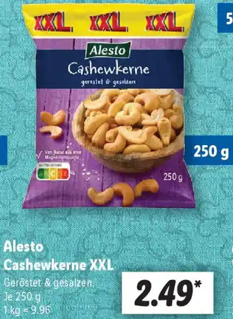 Lidl Alesto Cashewkerne XXL Angebot