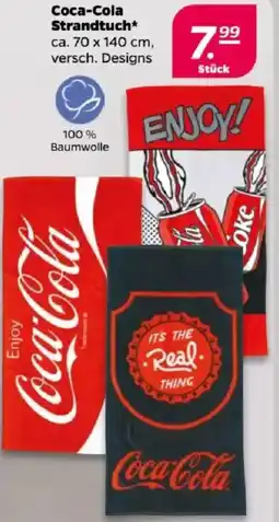 NETTO Coca-Cola Strandtuch Angebot
