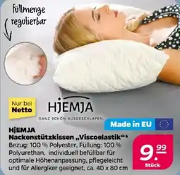 NETTO HJEMJA Nackenstützkissen,,Viscoelastik❝ Angebot