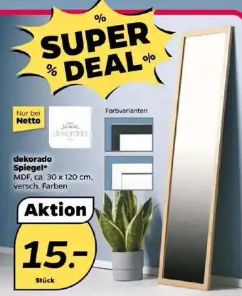NETTO dekorado Spiegel Angebot