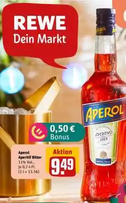 REWE Aperol Aperitif Bitter Angebot