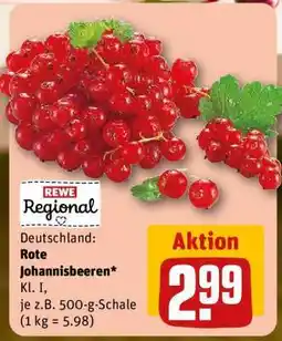 REWE Rote Johannisbeeren Angebot