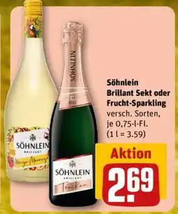REWE Söhnlein Brillant Sekt oder Frucht-Sparkling Angebot