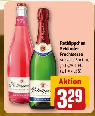 REWE Rotkäppchen Sekt oder Fruchtsecco Angebot