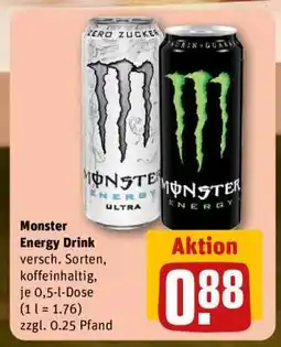 REWE Monster energy drink Angebot
