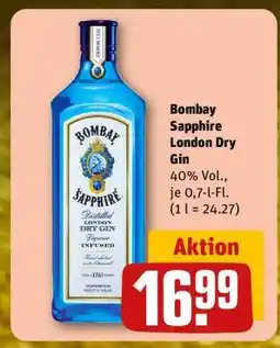 REWE Bombay Sapphire London Dry Gin Angebot