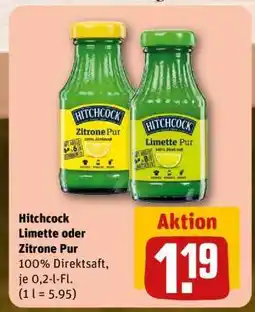 REWE Hitchcock Limette oder Zitrone Pur Angebot