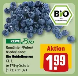 REWE Bio Heidelbeeren Angebot