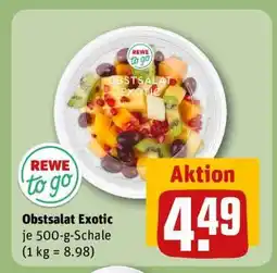 REWE Obstsalat Exotic Angebot