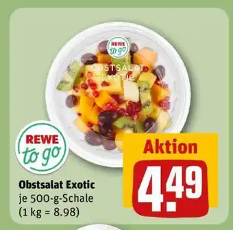 REWE Obstsalat Exotic Angebot