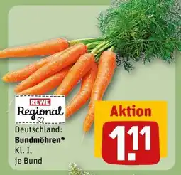 REWE Deutschland: Bundmöhren Angebot