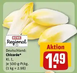 REWE Chicorée Angebot