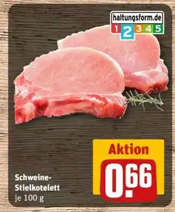 REWE Schweine-Stielkotelett Angebot