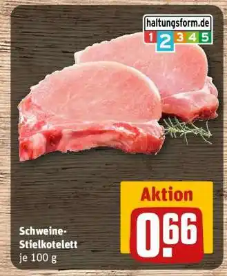 REWE Schweine-Stielkotelett Angebot