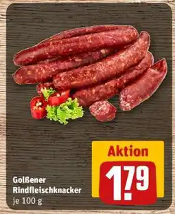 REWE GOLßENER Rindfleischknacker Angebot