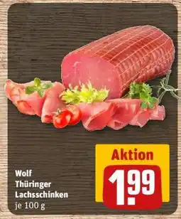 REWE Wolf Thüringer Lachsschinken Angebot