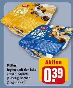 REWE MÜLLER Joghurt mit der Ecke Angebot