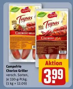 REWE CAMPOFRIO Chorizo-Griller Angebot