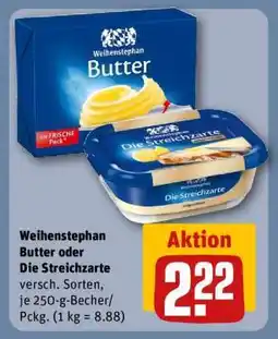 REWE WEIHENSTEPHAN Butter oder Die Streichzarte Angebot