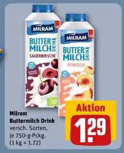 REWE Milram Buttermilch Drink Angebot